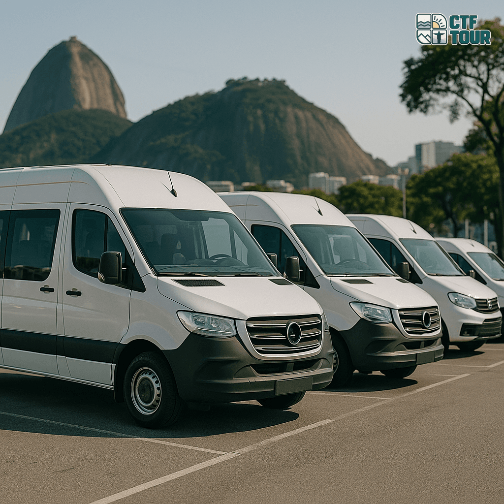 Opciones de Vehículos: Vans de 15, 18, 20 Plazas y Minibuses