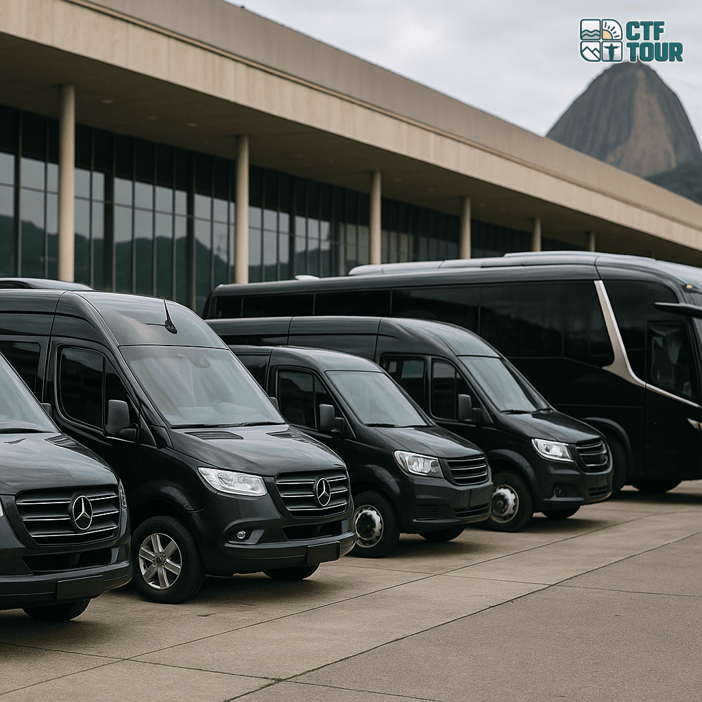 Frota certa para cada tamanho de evento