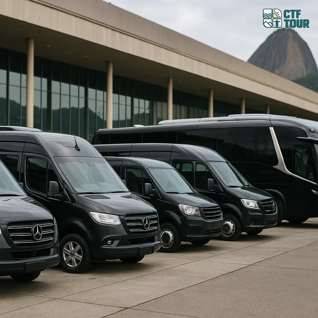Frota certa para cada tamanho de evento